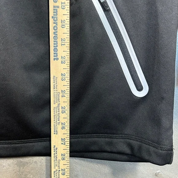 Reebok Quarter Zip Pullover Jacket Women's Medium Training Activewear Top Black - Picture 10 of 13